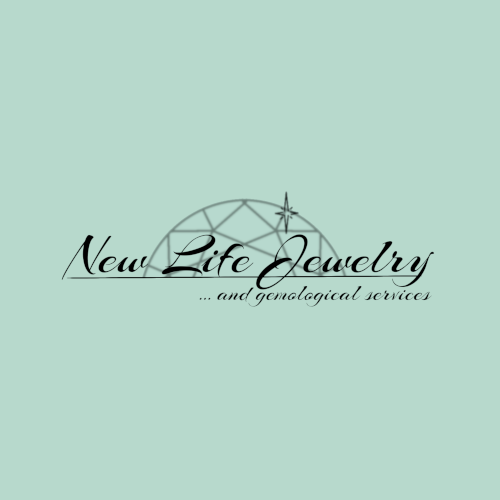 New Life Jewelry logo with a gem design and text.