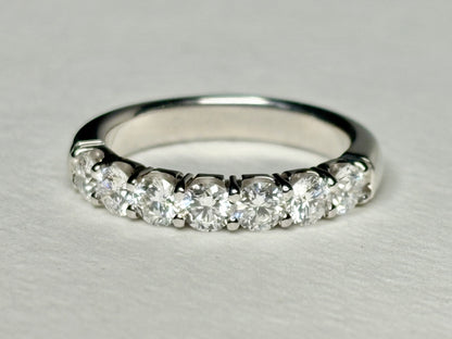 Natural Diamond Anniversary Band Ring by Benchmark Solid 14k gold size 7