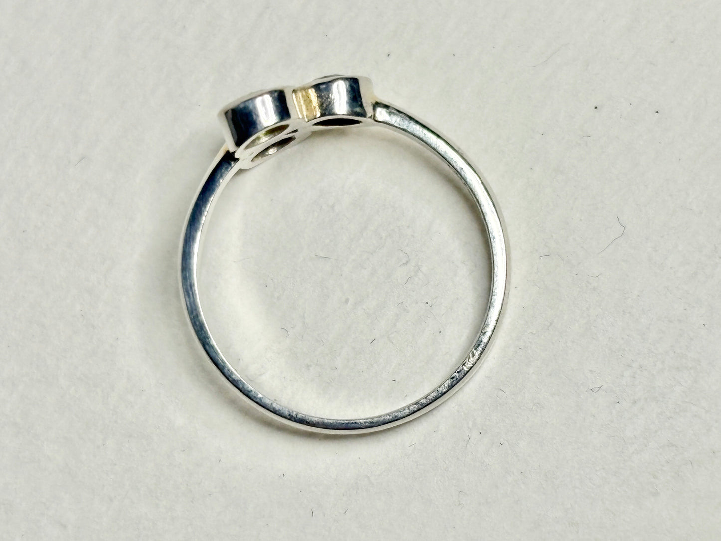 Arizona Gem Trio Amethyst Peridot & Garnet Bezel Set in Sterling Silver size 8