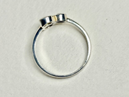 Arizona Gem Trio Amethyst Peridot & Garnet Bezel Set in Sterling Silver size 8