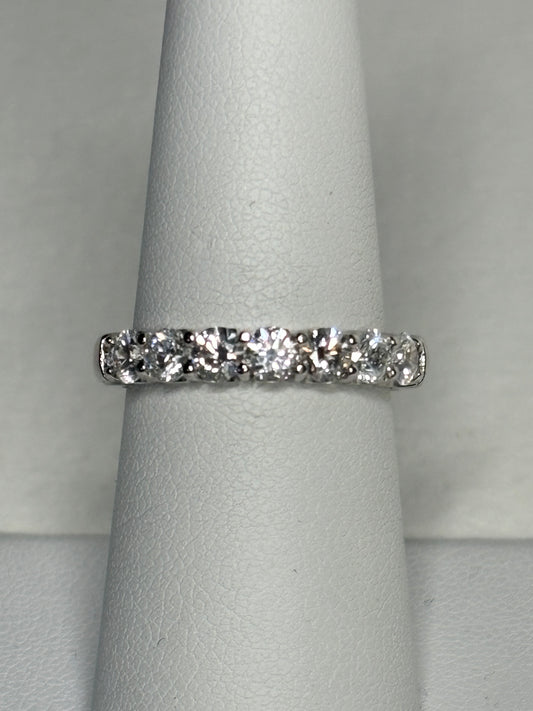 Natural Diamond Anniversary Band Ring by Benchmark Solid 14k gold size 7