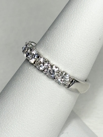 Natural Diamond Anniversary Band Ring by Benchmark Solid 14k gold size 7