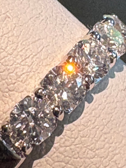 Natural Diamond Anniversary Band Ring by Benchmark Solid 14k gold size 7