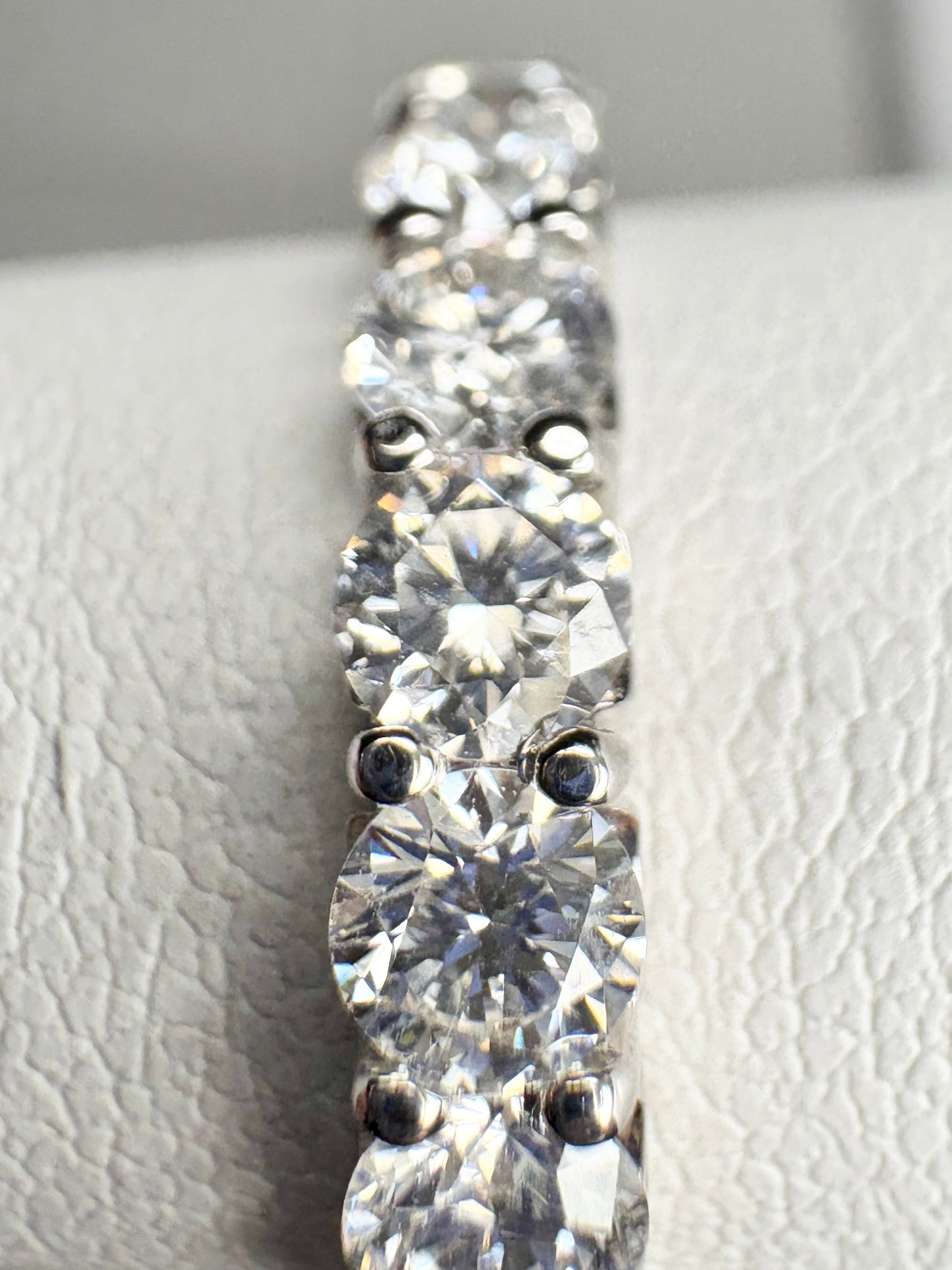 Natural Diamond Anniversary Band Ring by Benchmark Solid 14k gold size 7