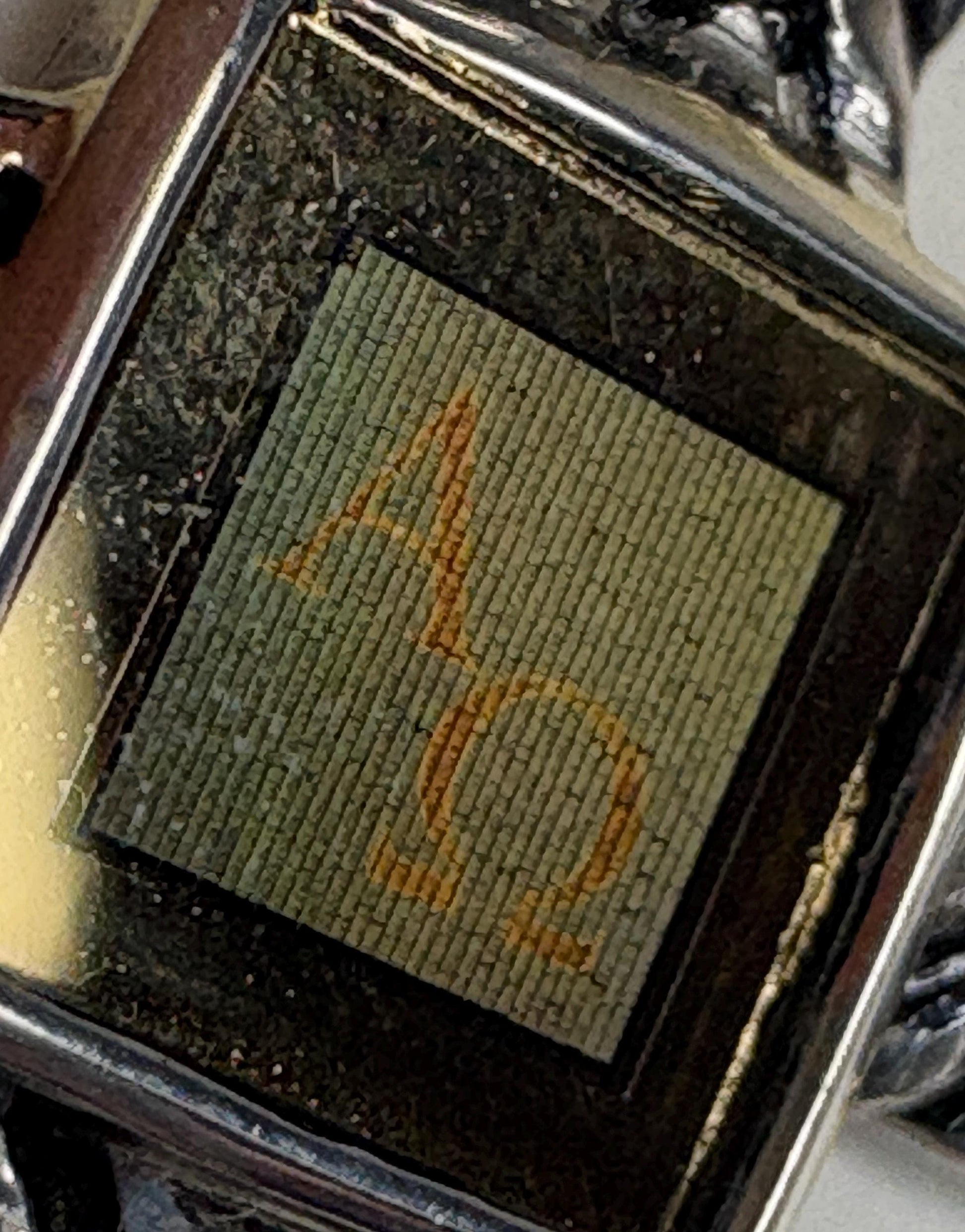 Sterling silver cross pendant necklace with nano laser inscribed Bible text.