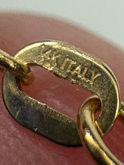 Natural Emerald Diamond halo Pendant Necklace Solid 9k Gold on a 14k Figero Chain 18" - NewLifeJewelryVault