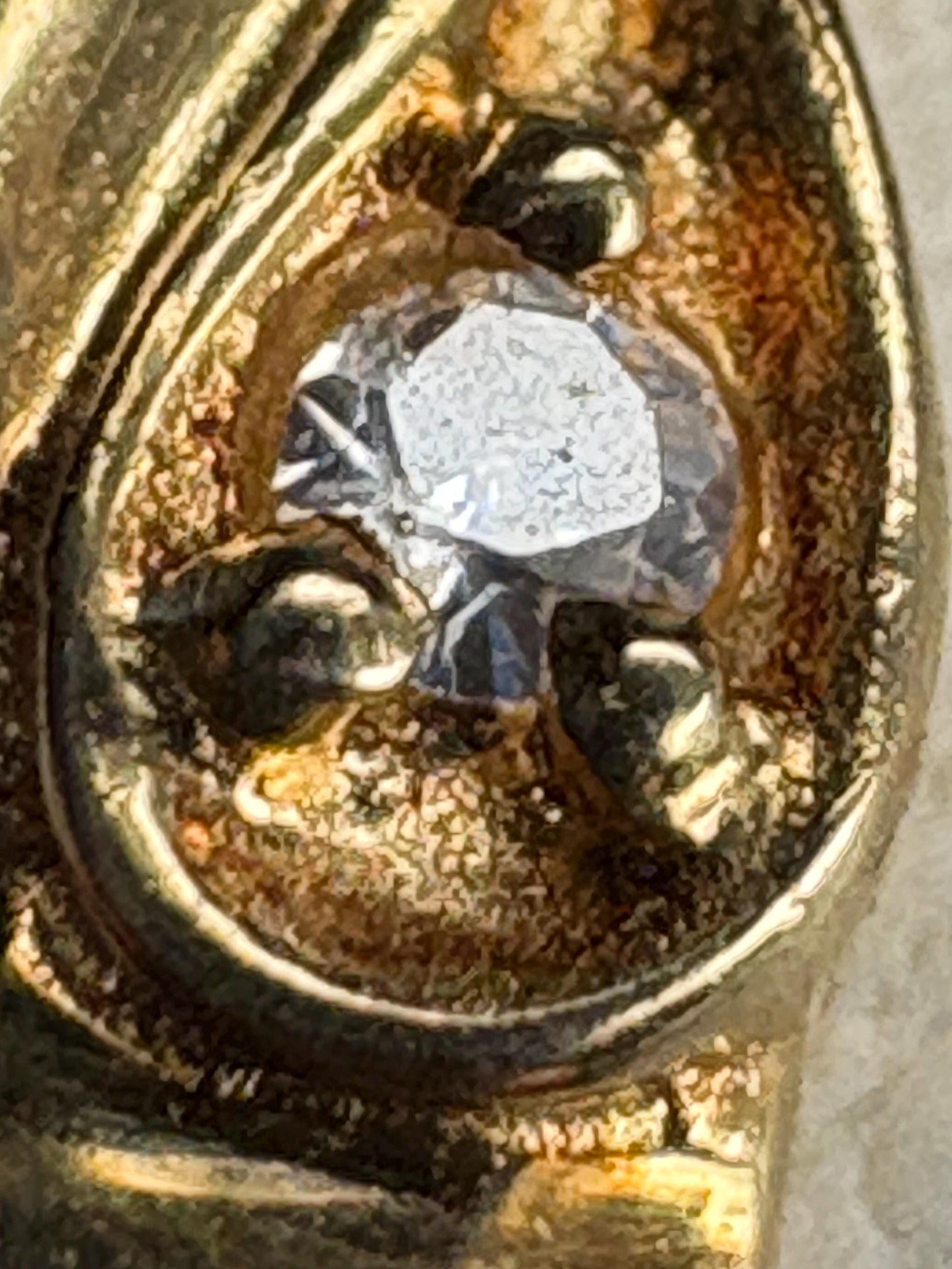 Dainty Emerald Colored Stone Band Ring Solid 18k Gold size 5 - NewLifeJewelryVault