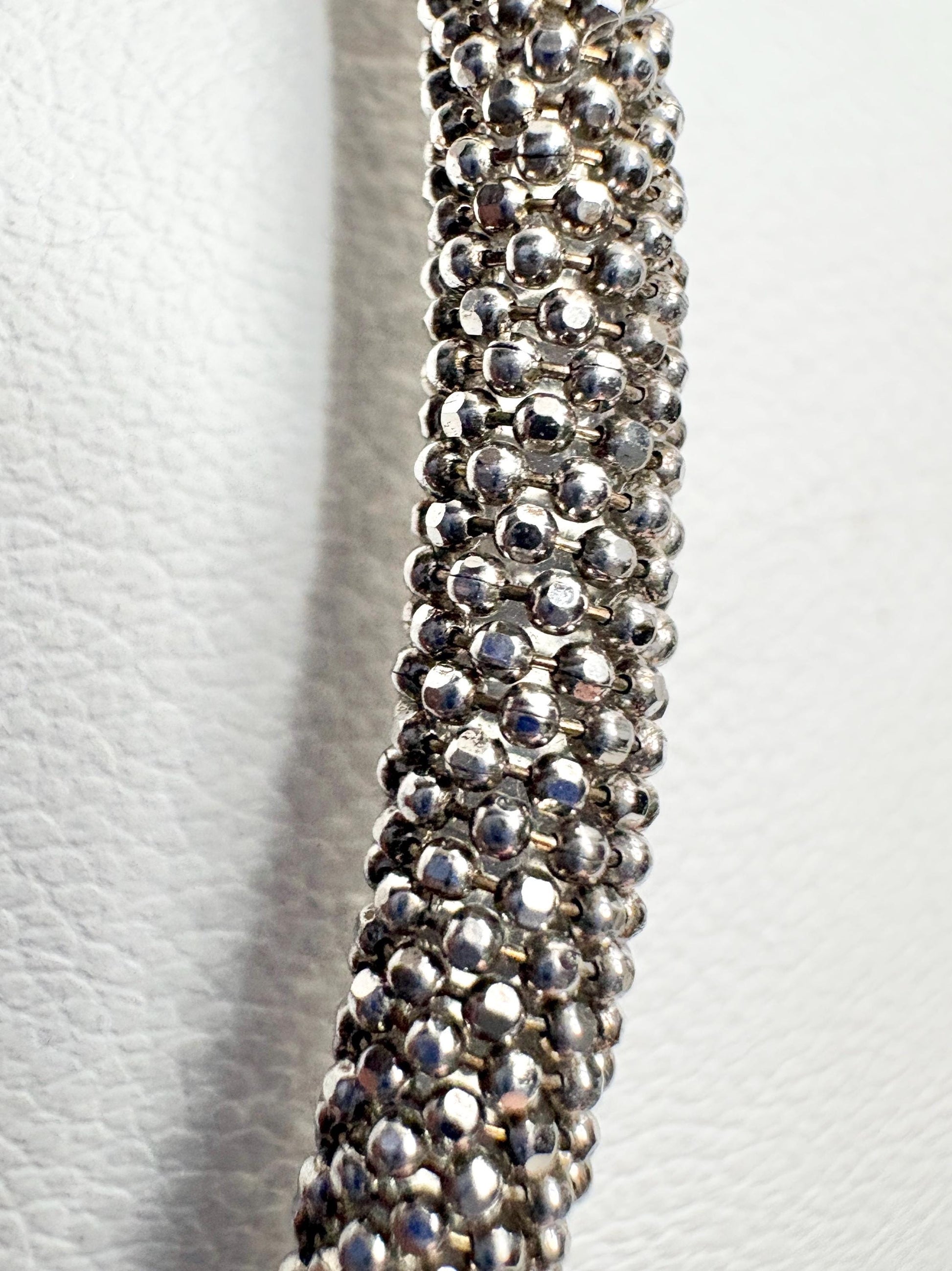 Sterling Silver Flexible Bracelet with Magnetic Clasp 7.5" - NewLifeJewelryVault