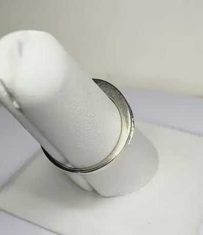 Natural Diamond Channel Set Anniversary Style Stackable Band Ring in Solid 10k White Gold .50ctw size 5.75